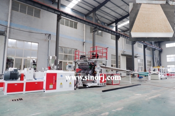 Egypt client's order,PVC Artifical Mable Sheet/UV Board Machinery.
