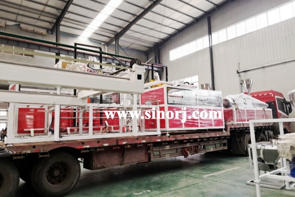 PVC Wall Panel Machine is Sending to Hebei Province.