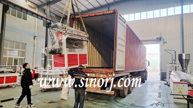 PVC marble sheet product line ship to Southeast Asian country