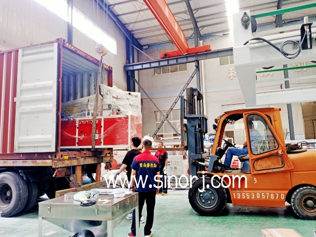 PVC ceiling panel machine line ship to India