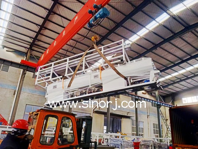 PVC marble sheet machine line ship to Saudi Arabia and PVC pipe machine line ship to Europe