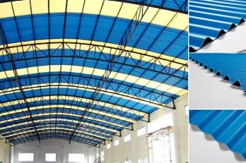 PVC ASA Corrugated Roofing Sheet PVC Roof Tile Production Line