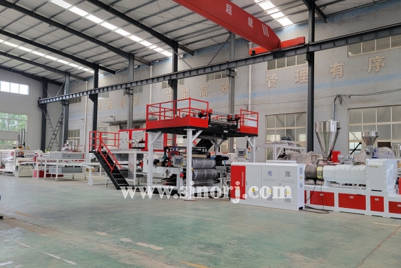 New SPC Flooring Production Line is ready.