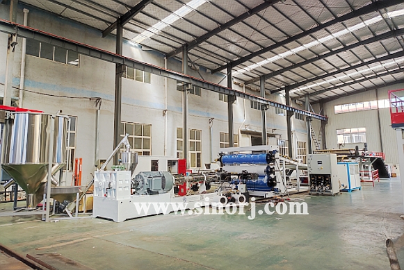2300mm Wide PE PP PS ABS Sheet Production line will be finished.
