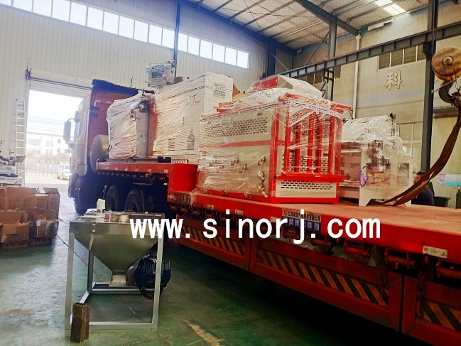 PVC marble sheet machine line to Russia