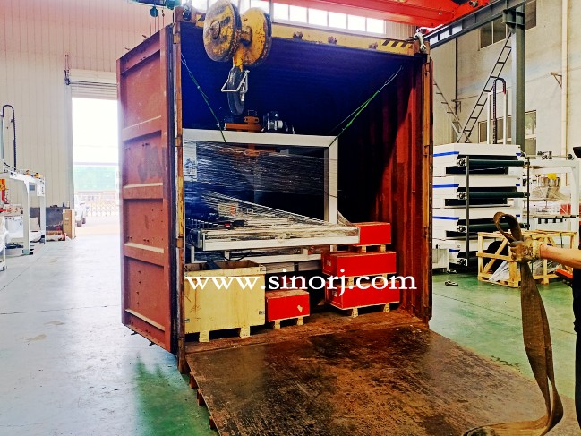 WPC foam board extruder line and WPC hollow door panel machine line to Egypt