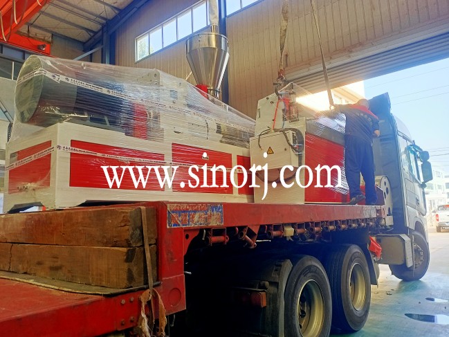 PVC MARBLE SHEET MACHINE LINE TO MIDDLE ASIA